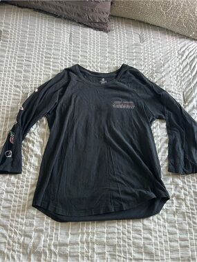 Volcom Black 3/4 Long-Sleeve Graphic Women's Tee